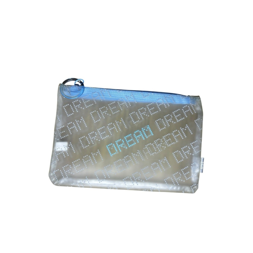 Ipsy Dream Blue White Transparent‎ Makeup Cosmetic Bag Pouch